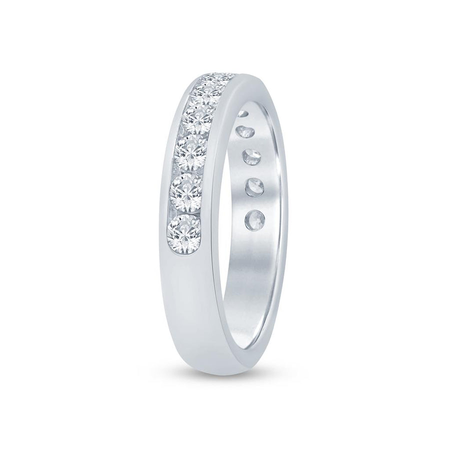 Lady's Channel Set Diamond Wedding Band