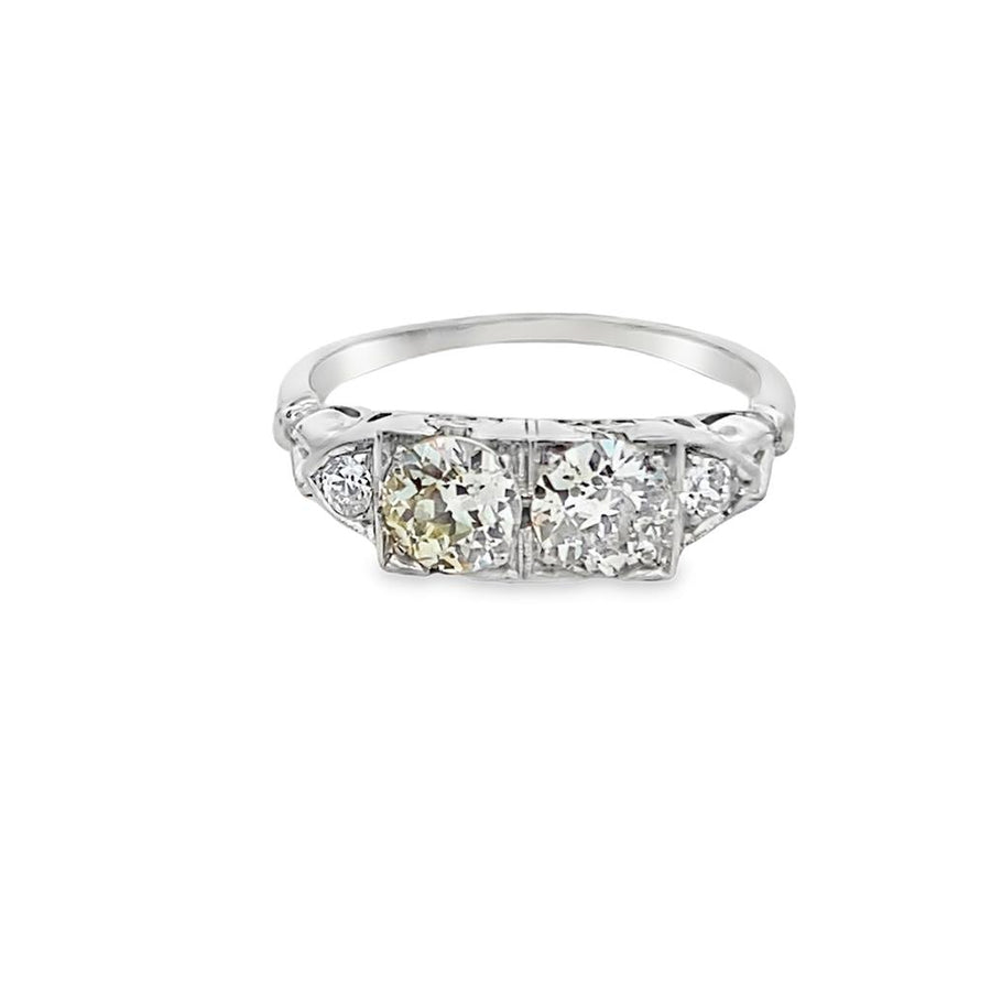 Antique Two Stone Diamond Ring