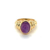 Estate Cabochon Amethyst Ring