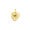 Yellow 14 Karat I Love You Locket Estate Jewelry Gram Weight: 1.2