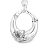 John Hardy Topaz Batu Bamboo Enhancer Pendant