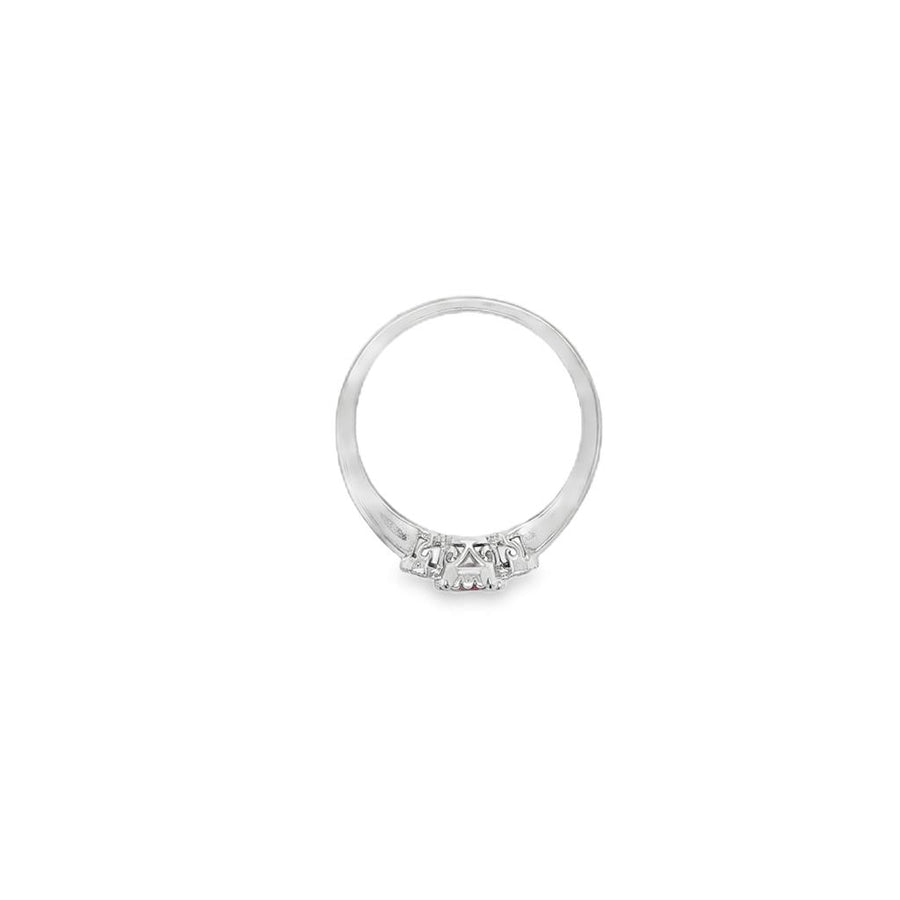Ruby 14 Karat White Fashion Ring