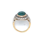 Estate Turquoise and Diamond Ring