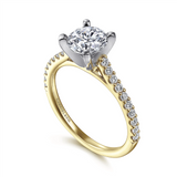 Gabriel & Co. Shanna - 14K Yellow Gold Round Diamond Engagement Ring Mounting