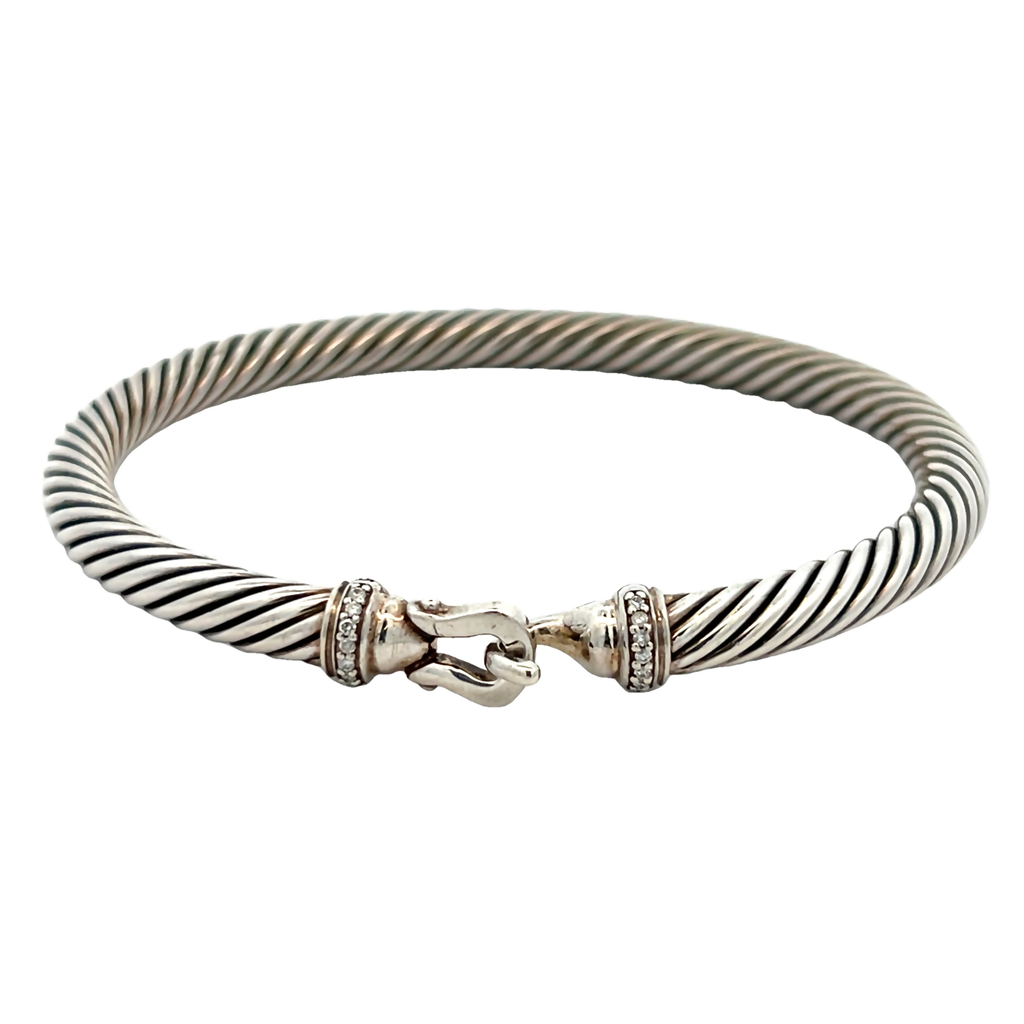 David Yurman 5mm Buckle Cable Bangle Bracelet