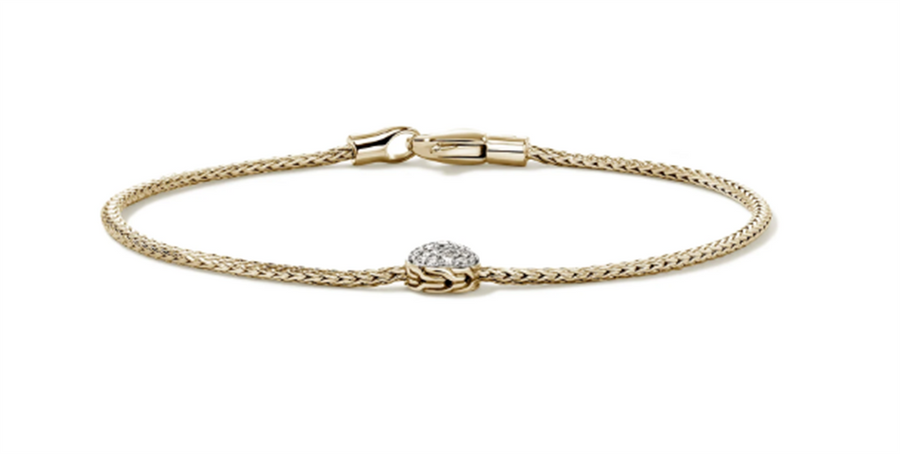 John Hardy Essentials Diamond Pave Bracelet