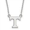 Sterling Silver University of Tennessee Power T Necklace