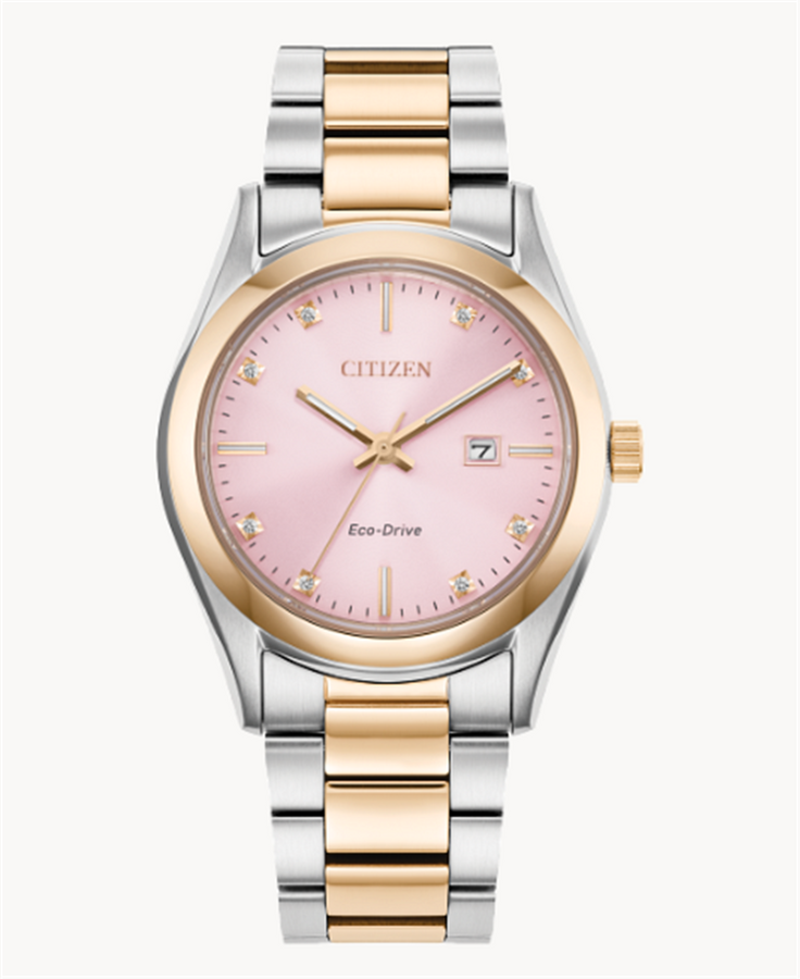 CITIZEN Eco-Drive Sport Luxury Ladies Watch Stainless Steel