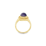 Estate Cabochon Amethyst Ring