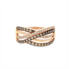 Estate LeVian Crossover Chocolate Diamond Ring