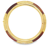 Estate Brown Agate Bangle Bracelet