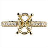 Nelson Straight Diamond Ring Mounting