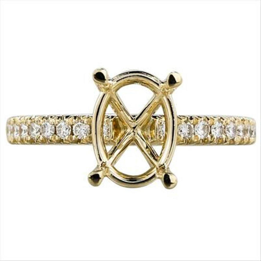 Nelson Straight Diamond Ring Mounting