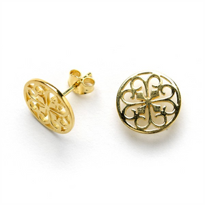 Southern Gates Charleston Logo Stud Earrings