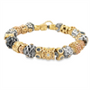 Estate Two-Tone Blue Pandora Charm Bracelet