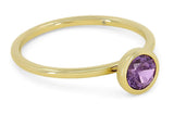 Amethyst 14 Karat Yellow Fashion Ring