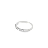 Estate Straight Diamond Prong Set Wedding Band