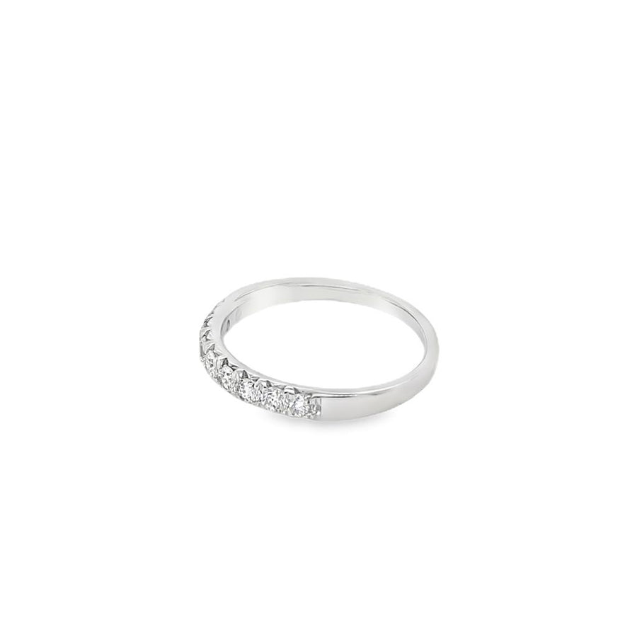 Estate Straight Diamond Prong Set Wedding Band