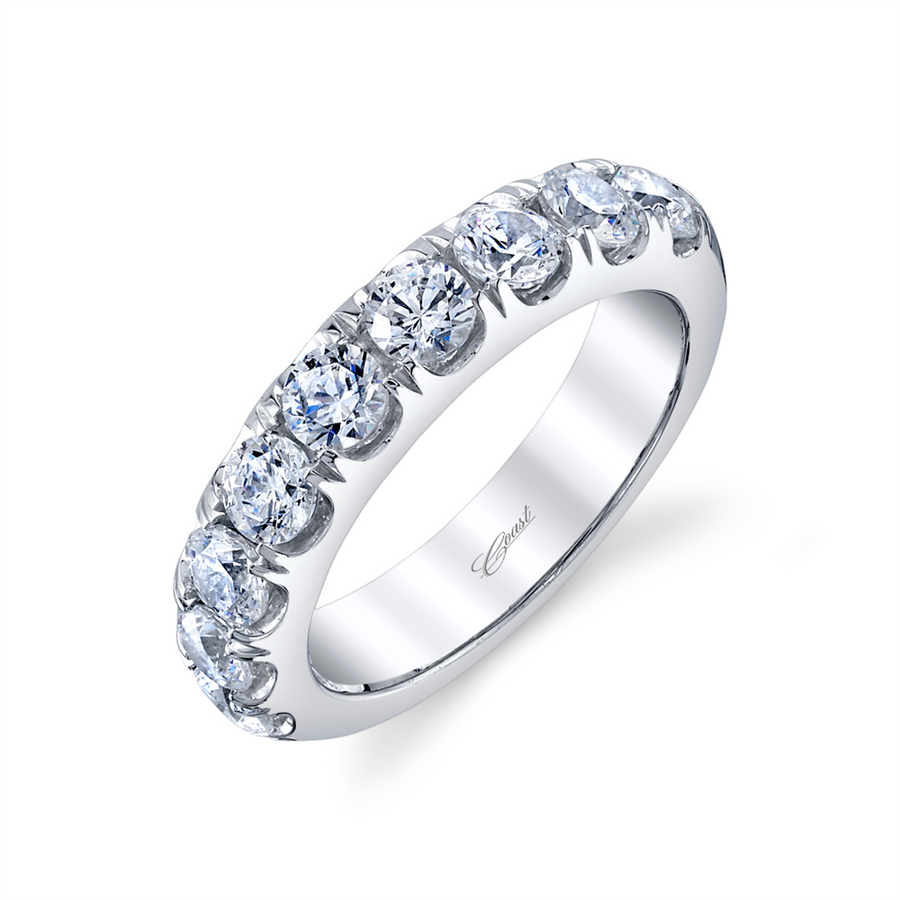Coast Diamond Fishtail Prong Diamond Wedding/Anniversary Ring