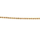 Estate Yellow Gold Rope Chain