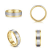 Gold Wedding Bands  -  Men'