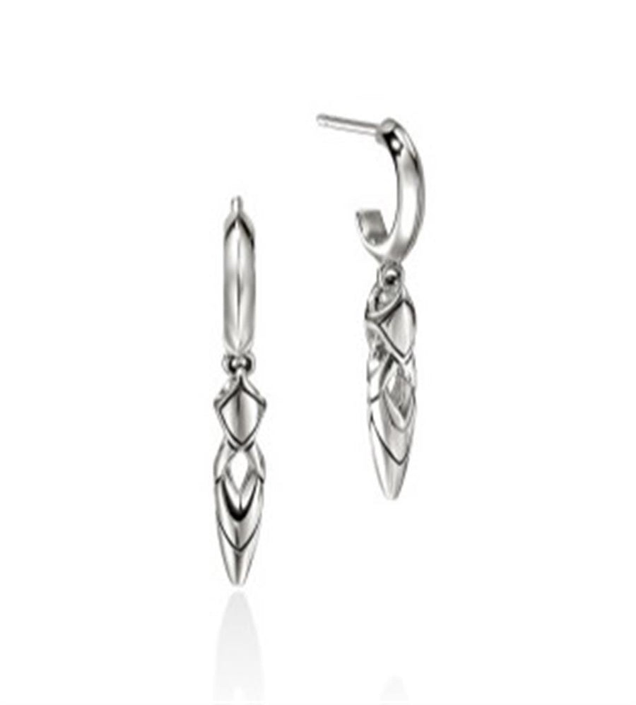 Sterling Silver Naga Drop Earrings John Hardy Jewelry Type: Earrings