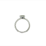 Peridot 14 Karat White Fashion Ring
