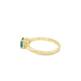 Emerald 14 Karat Yellow Fashion Ring