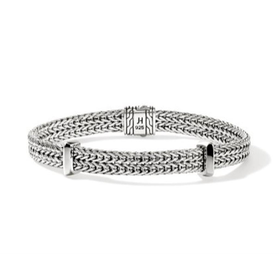 John Hardy Icon Link Flat Double Chain Bracelet