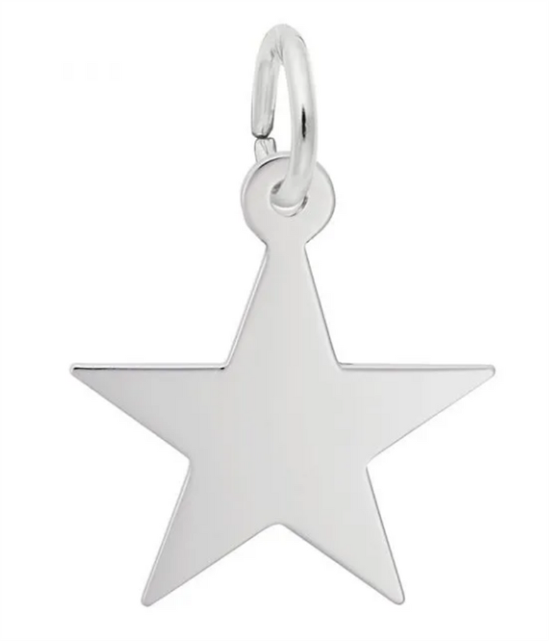 Rembrandt Charms Star-Classic Series Charm Sterling Silver