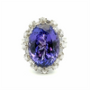 Estate Tanzanite and Crown of Light Ring