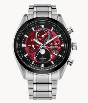 CITIZEN Eco-Drive Tsuki-yomi A-T Mens Watch Stainless Steel