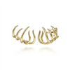 Gabriel & Co. Fashion 14K Yellow Gold Open Flame Stud Earrings