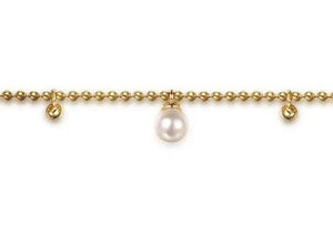 Gabriel & Co. Lady's Bujukan Pearl Droplet Bracelet