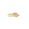 Yellow 14 Karat Tanzanite Freeform Pendant Estate Jewelry one 7.10x4.90mm Pear Tanzanite Gram Weight: 1.45