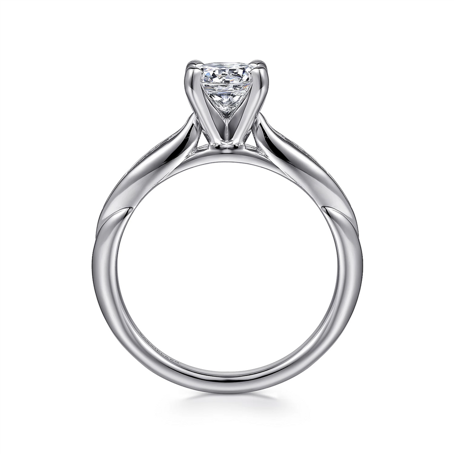Gabriel & Co. Quinn - Channel Set Diamond Engagement Ring Mounting
