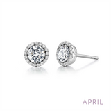 Lafonn April Birthstone Earrings