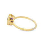 Amethyst 14 Karat Yellow Fashion Ring