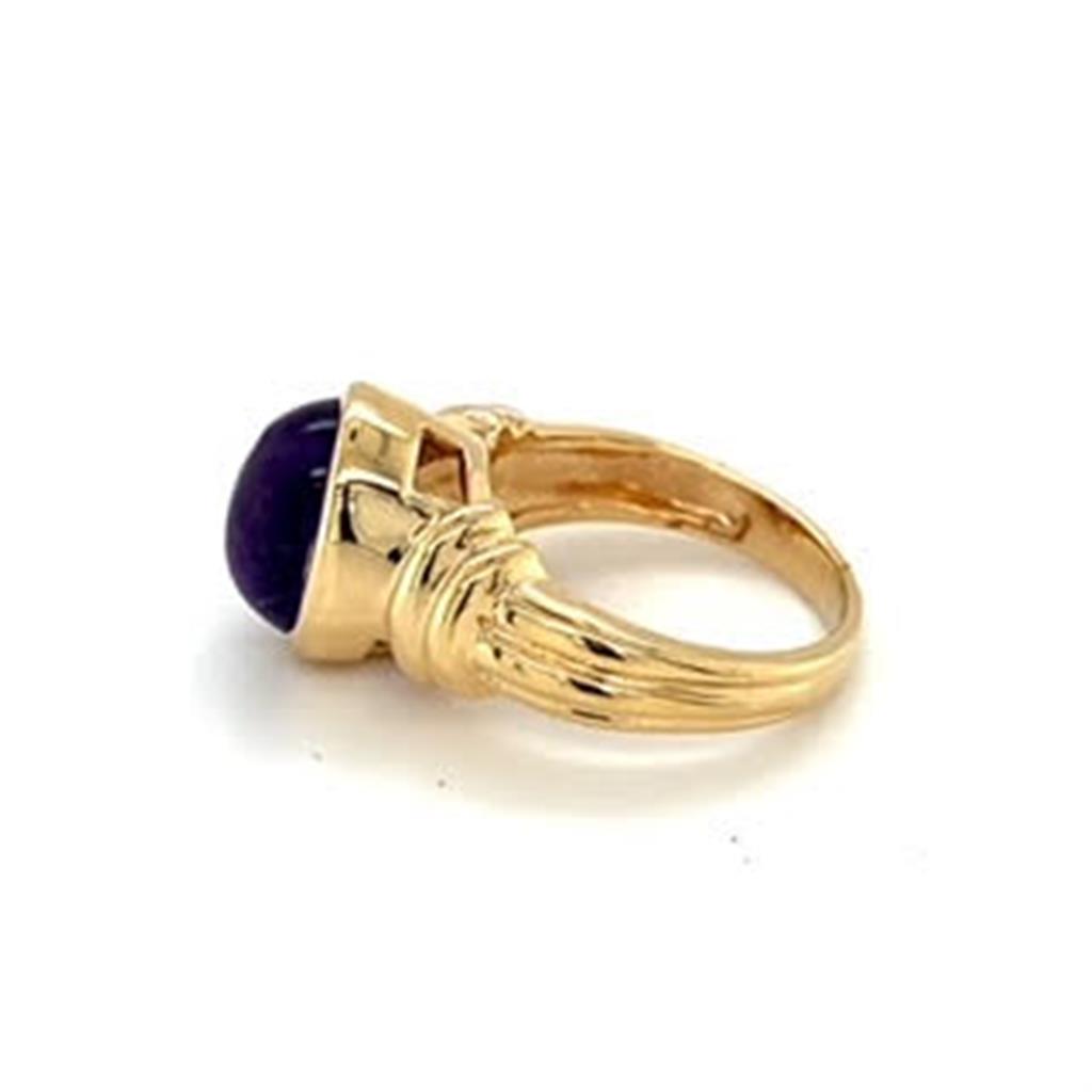 Estate Cabochon Amethyst Ring