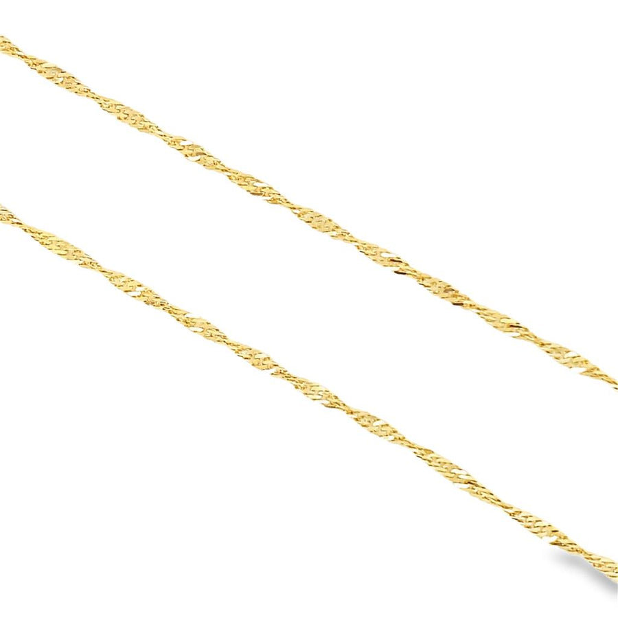 Estate Diamond Cut Twisted Chain