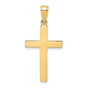 14 Karat Yellow Gold Cross Pendant