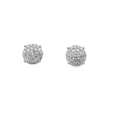 Cluster Style Diamond Earrings