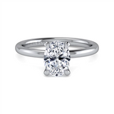 Gabriel & Co. Cari - Hidden Halo Oval Diamond Engagement Ring Mounting