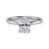 Gabriel & Co. Cari - Hidden Halo Oval Diamond Engagement Ring Mounting