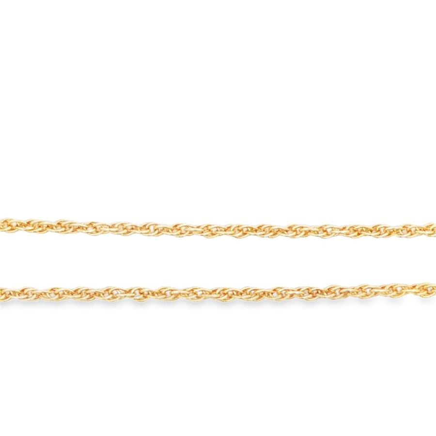Yellow 14 Karat 2.00mm Fancy Link Chain With A Spring Clasp Estate Jew