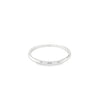 White 14 Karat Thin Band Estat