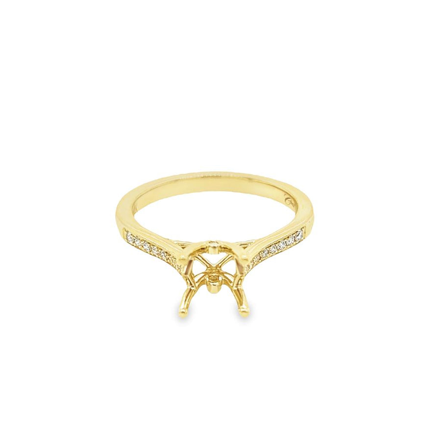 Coast Diamond Milgrain Diamond Ring Mounting
