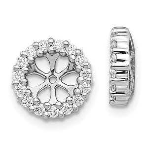 White Gold Diamond Earring Jackets