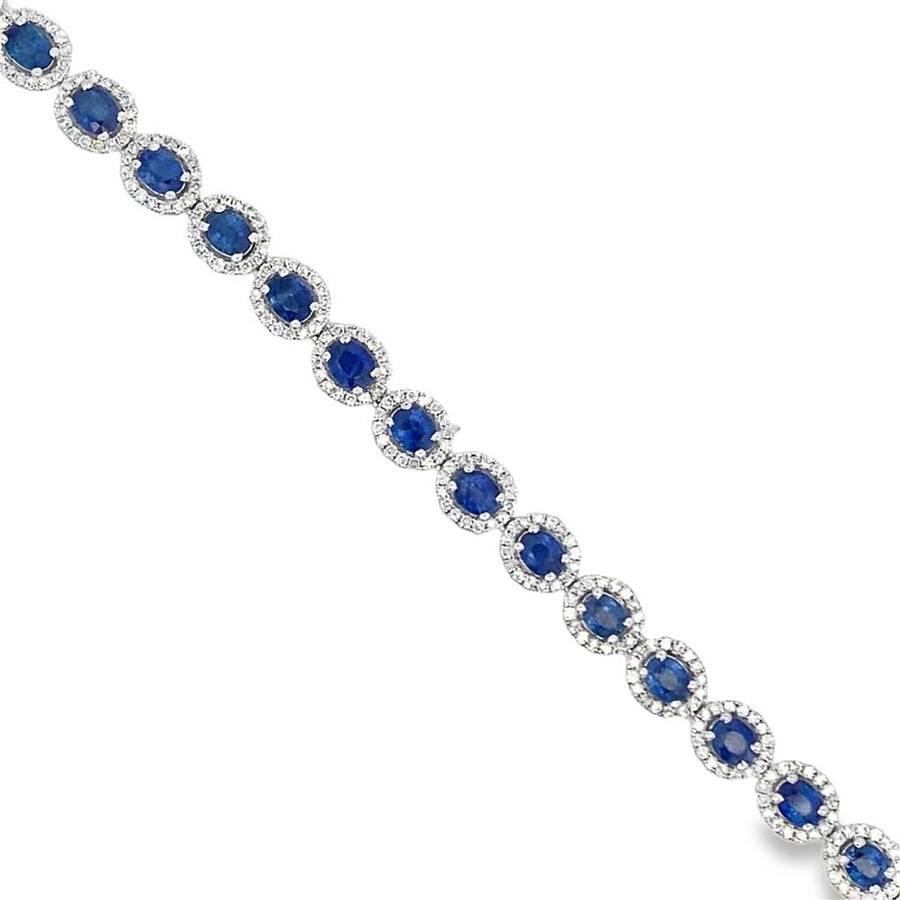 Sapphire and Diamond Bracelet