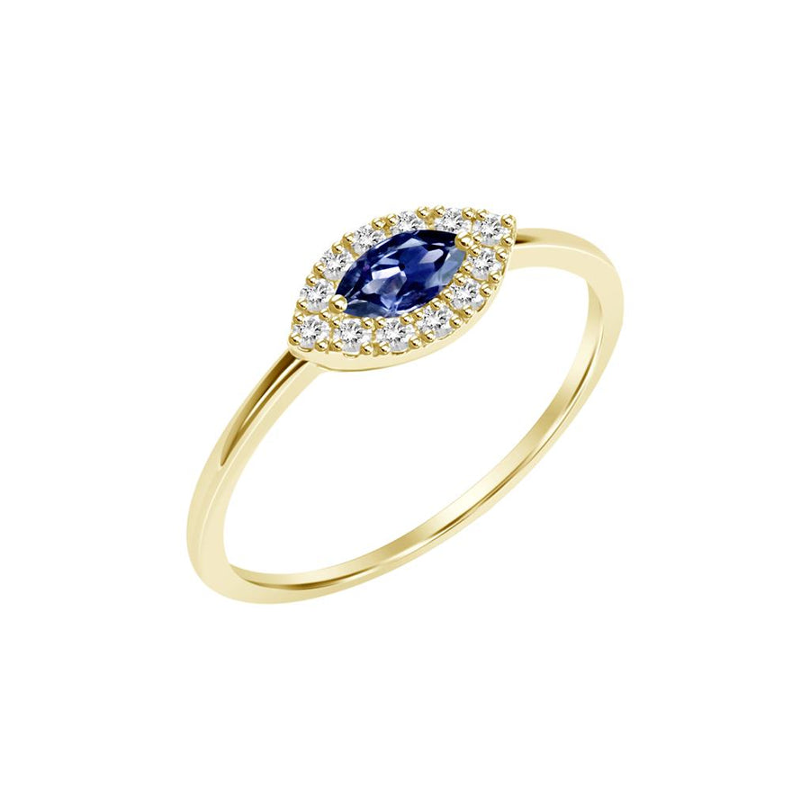 G/H Diamonds 18 Karat Yellow Fashion Ring